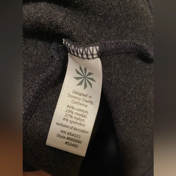 Athleta Cassidy Stretch Ponte Knit Half Zip Dress Dark Grey SP - Picture 6 of 9